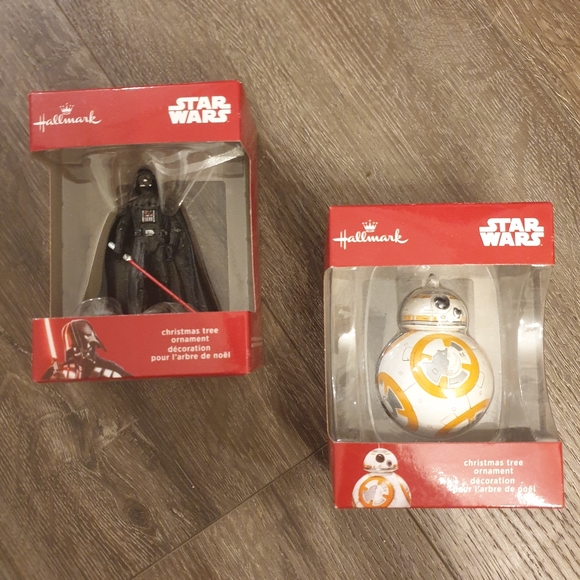 BB8 and Sith Lord Darth Vader Ornaments Brand New in Box! - Picture 3 of 3